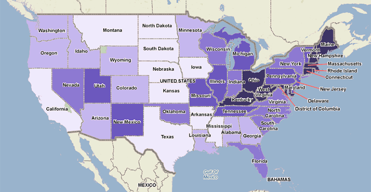 Opioid overdose deaths in 2016